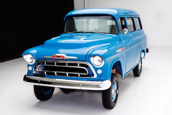 For Sale Used 1957 Chevrolet Suburban Napco 4 Wheel Drive V8 | American Dream Machines Des Moines IA 50309