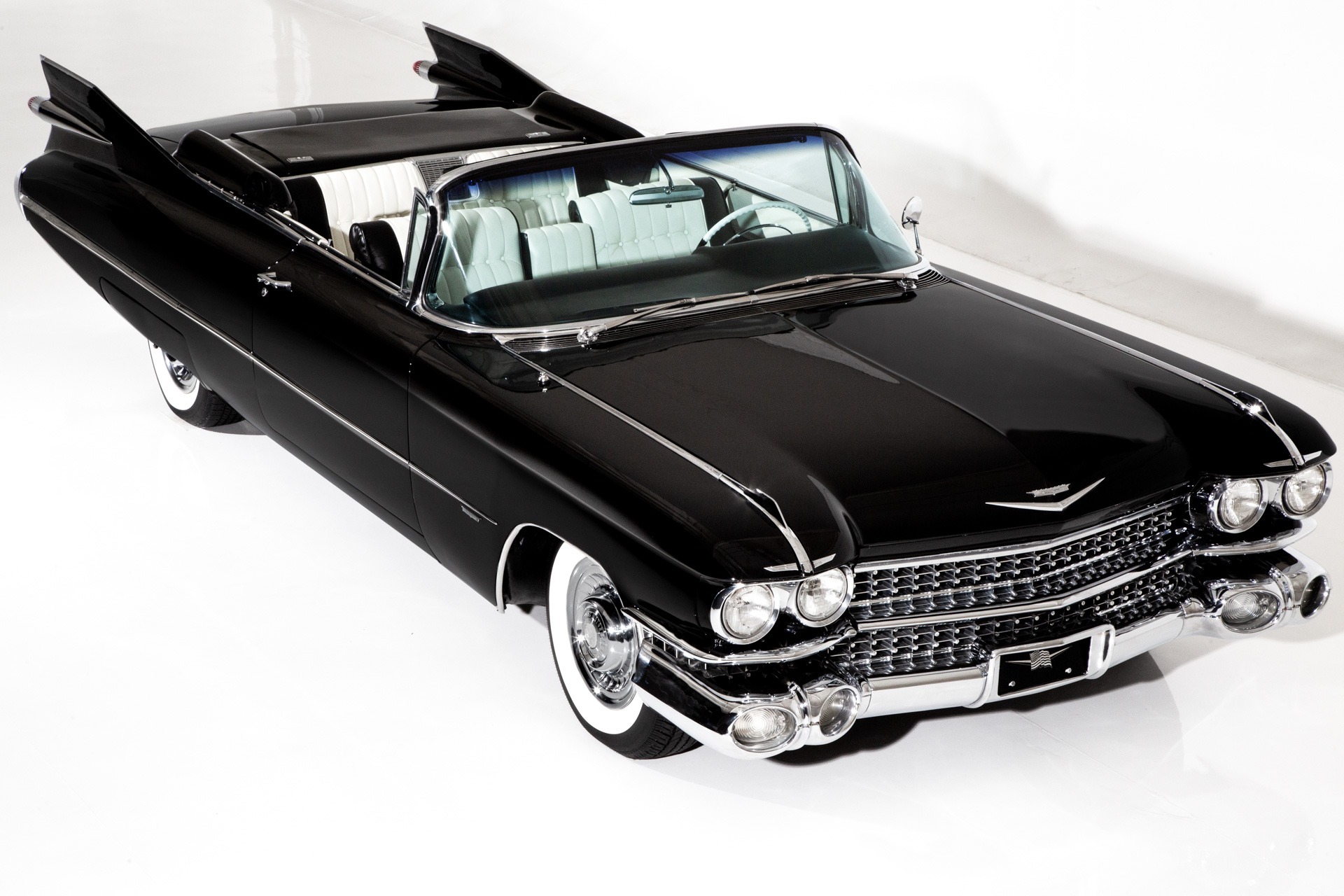 For Sale Used 1959 Cadillac Series 62 Convertible AC Great Fins | American Dream Machines Des Moines IA 50309