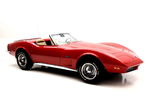 For Sale Used 1973 Corvette Convertible 4 speed 350#'s PS PB Tilt | American Dream Machines Des Moines IA 50309