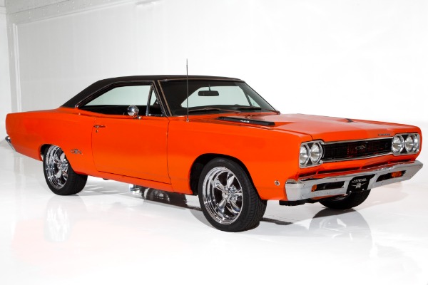 For Sale Used 1968 Plymouth GTX L-Code 440 Pistol Grip 4-Speed | American Dream Machines Des Moines IA 50309