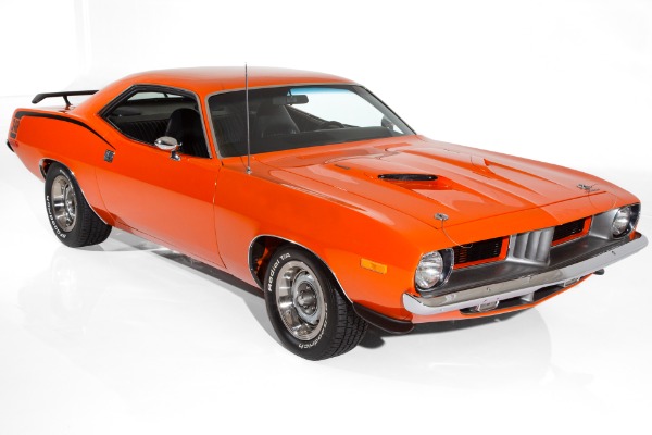 For Sale Used 1973 Plymouth Cuda 340ci 4-Speed BS Code Cuda | American Dream Machines Des Moines IA 50309