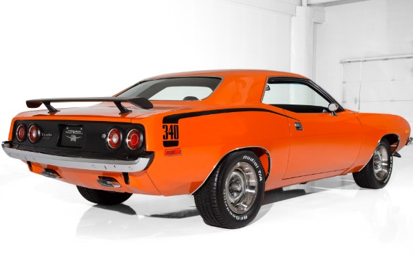 For Sale Used 1973 Plymouth Cuda 340ci 4-Speed BS Code Cuda | American Dream Machines Des Moines IA 50309