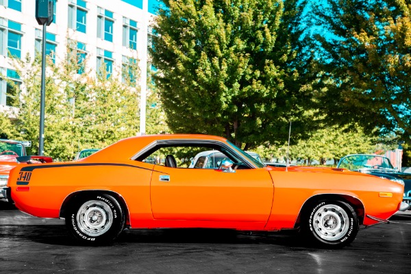 For Sale Used 1973 Plymouth Cuda 340ci 4-Speed BS Code Cuda | American Dream Machines Des Moines IA 50309