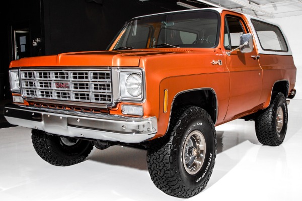 For Sale Used 1977 GMC Jimmy Orange metallic 350ci 4-Spd 4WD | American Dream Machines Des Moines IA 50309