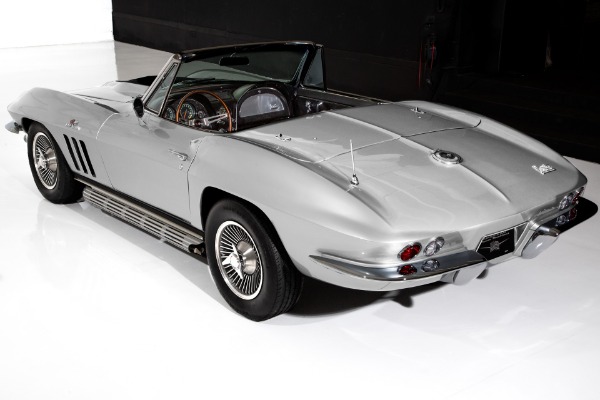 For Sale Used 1966 Chevrolet Corvette Silver/Black  4-Speed | American Dream Machines Des Moines IA 50309