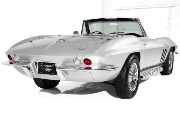 For Sale Used 1966 Chevrolet Corvette Silver/Black  4-Speed | American Dream Machines Des Moines IA 50309