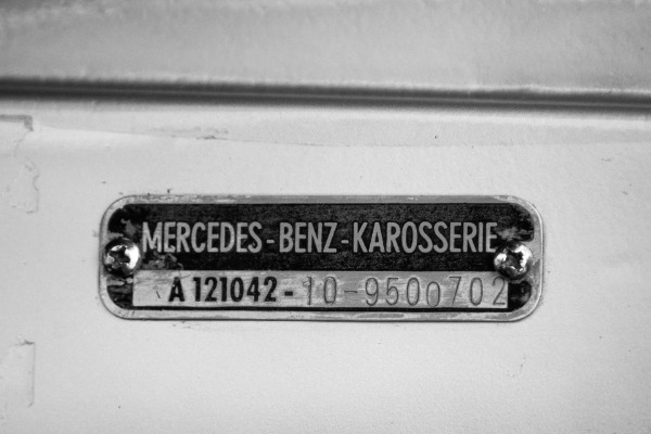 For Sale Used 1959 Mercedes-Benz 190SL Silver/Red Leather | American Dream Machines Des Moines IA 50309