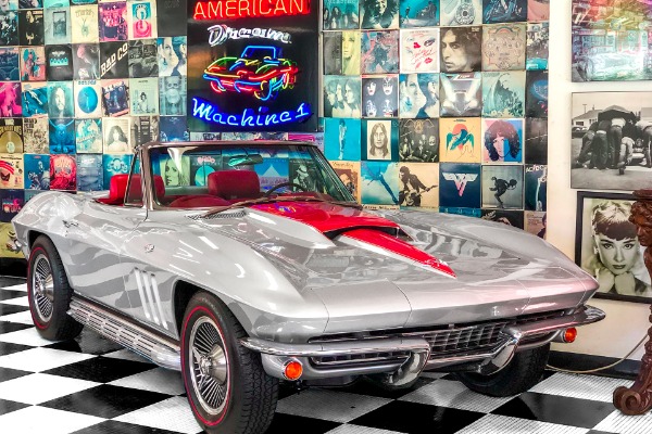 For Sale Used 1966 Chevrolet Corvette AC 4-Speed, KO Wheels | American Dream Machines Des Moines IA 50309