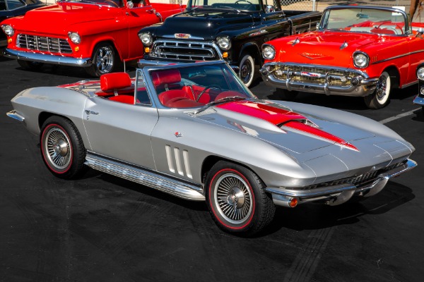 For Sale Used 1966 Chevrolet Corvette AC 4-Speed, KO Wheels | American Dream Machines Des Moines IA 50309