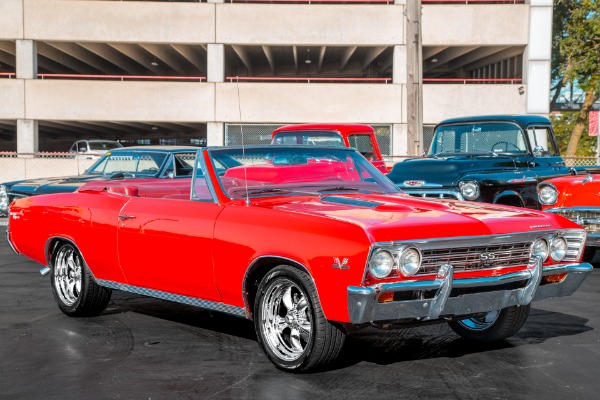 For Sale Used 1967 Chevrolet Chevelle Red/Red 396 AC PB PS | American Dream Machines Des Moines IA 50309