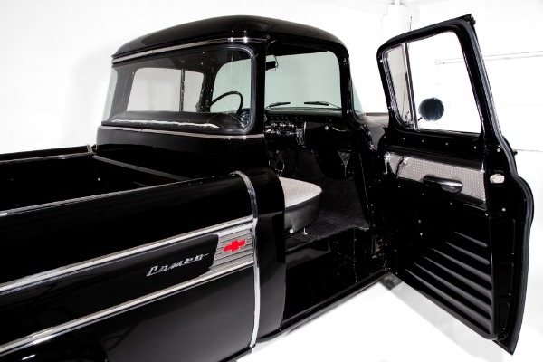 For Sale Used 1957 Chevrolet Pickup Black Cameo V8 4-Speed | American Dream Machines Des Moines IA 50309