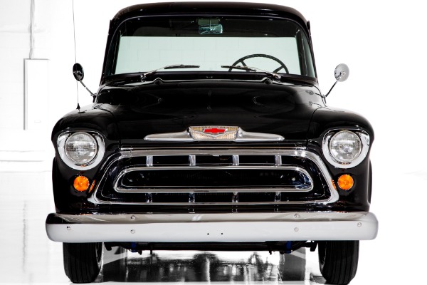 For Sale Used 1957 Chevrolet Pickup Black Cameo V8 4-Speed | American Dream Machines Des Moines IA 50309