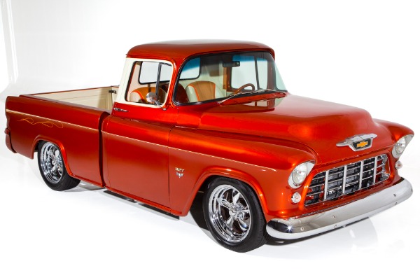 For Sale Used 1955 Chevrolet Pickup Show Truck AC Cameo Bed | American Dream Machines Des Moines IA 50309