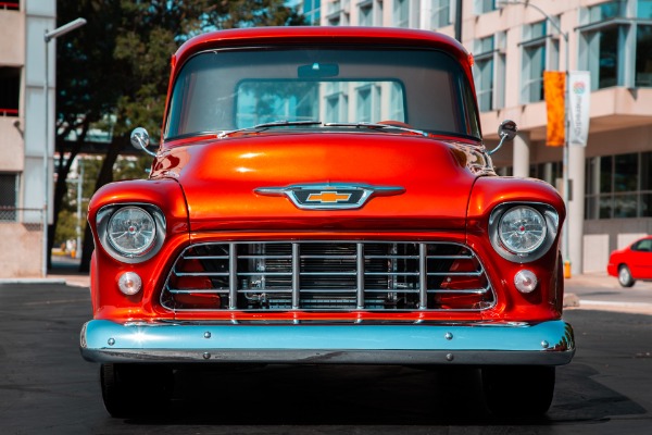 For Sale Used 1955 Chevrolet Pickup Show Truck AC Cameo Bed | American Dream Machines Des Moines IA 50309