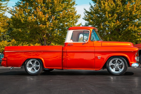 For Sale Used 1955 Chevrolet Pickup Show Truck AC Cameo Bed | American Dream Machines Des Moines IA 50309