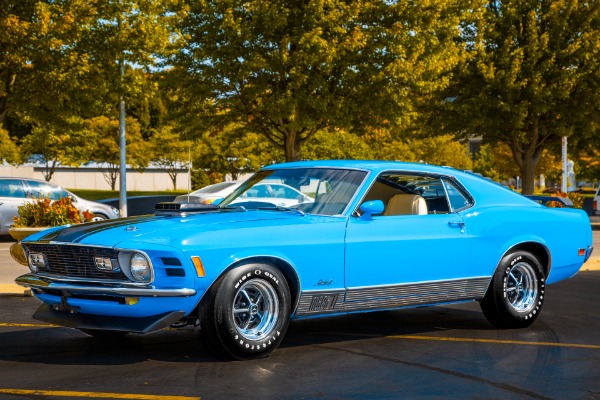 For Sale Used 1970 Ford Mustang Mach 1, Rotisserie Restored | American Dream Machines Des Moines IA 50309