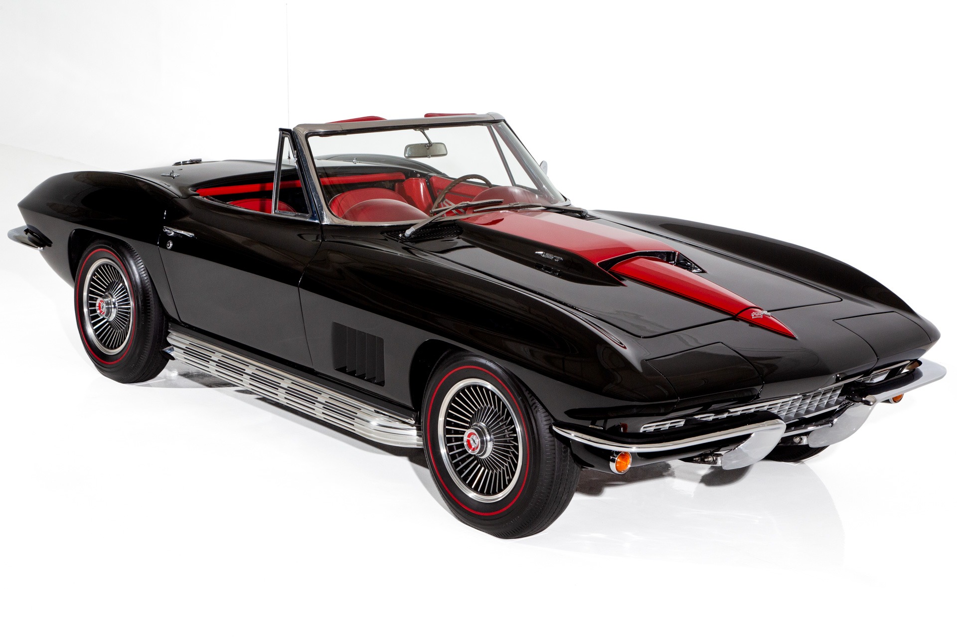 For Sale Used 1967 Chevrolet Corvette New Jet Black Paint | American Dream Machines Des Moines IA 50309