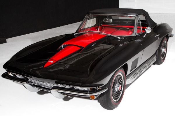 For Sale Used 1967 Chevrolet Corvette New Jet Black Paint | American Dream Machines Des Moines IA 50309