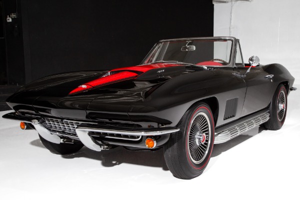 For Sale Used 1967 Chevrolet Corvette New Jet Black Paint | American Dream Machines Des Moines IA 50309