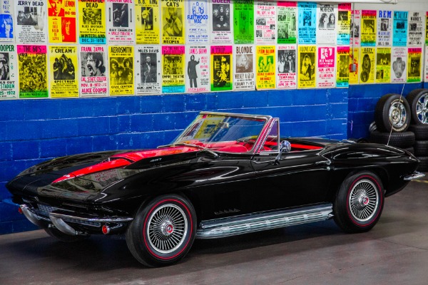 For Sale Used 1967 Chevrolet Corvette New Jet Black Paint | American Dream Machines Des Moines IA 50309