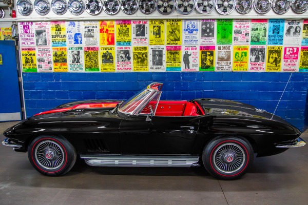 For Sale Used 1967 Chevrolet Corvette New Jet Black Paint | American Dream Machines Des Moines IA 50309