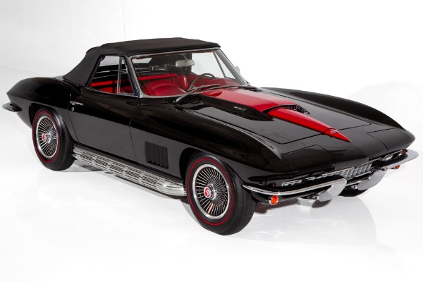 For Sale Used 1967 Chevrolet Corvette New Jet Black Paint | American Dream Machines Des Moines IA 50309