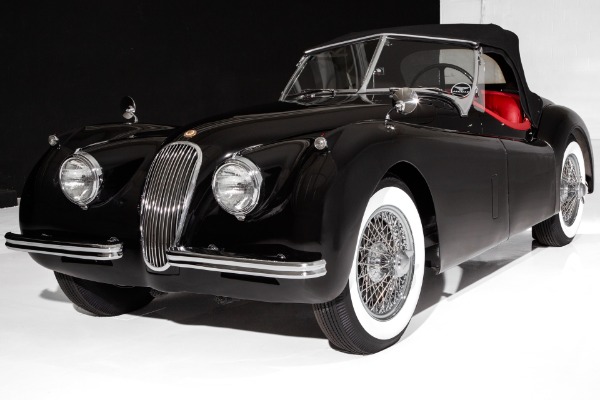 For Sale Used 1954 Jaguar XK120 SE Stunning Black/Red | American Dream Machines Des Moines IA 50309