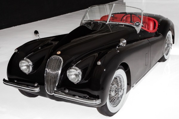 For Sale Used 1954 Jaguar XK120 SE Stunning Black/Red | American Dream Machines Des Moines IA 50309