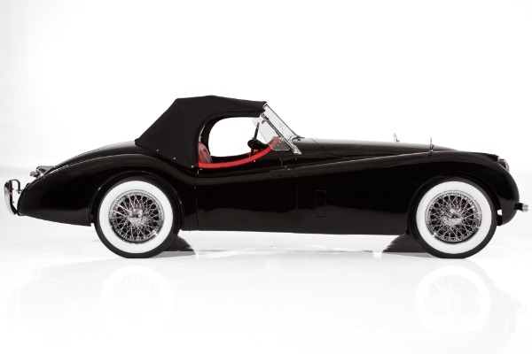 For Sale Used 1954 Jaguar XK120 SE Stunning Black/Red | American Dream Machines Des Moines IA 50309