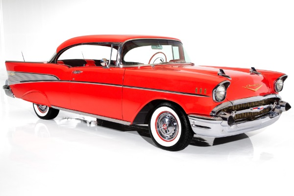 For Sale Used 1957 Chevrolet Bel Air V8 Auto AC Disk Brakes | American Dream Machines Des Moines IA 50309