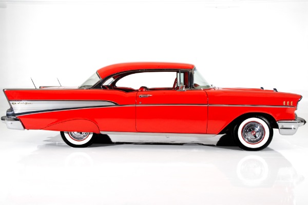 For Sale Used 1957 Chevrolet Bel Air V8 Auto AC Disk Brakes | American Dream Machines Des Moines IA 50309