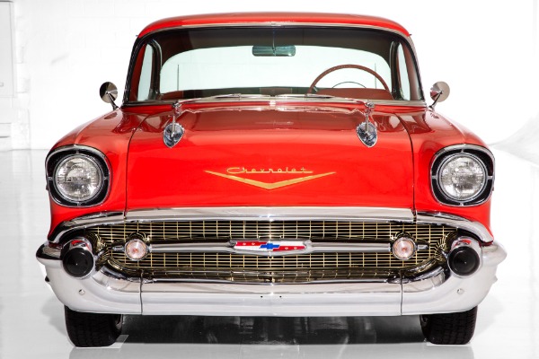 For Sale Used 1957 Chevrolet Bel Air V8 Auto AC Disk Brakes | American Dream Machines Des Moines IA 50309