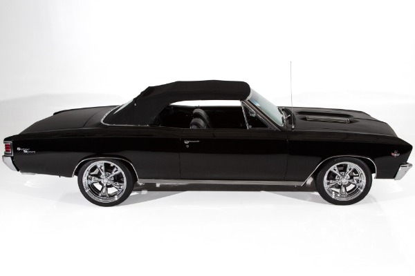 For Sale Used 1967 Chevrolet Chevelle Triple Black 327 Auto AC | American Dream Machines Des Moines IA 50309