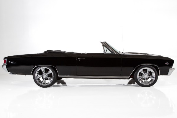 For Sale Used 1967 Chevrolet Chevelle Triple Black 327 Auto AC | American Dream Machines Des Moines IA 50309