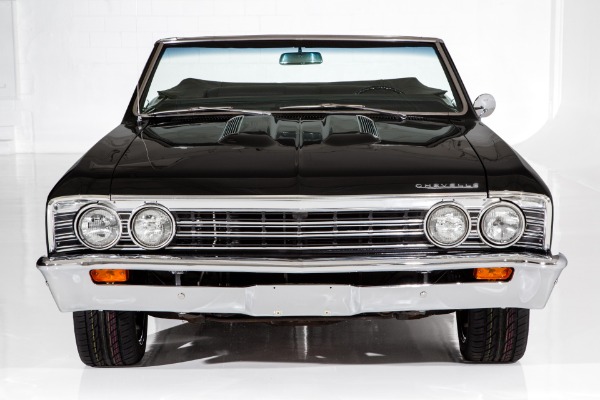 For Sale Used 1967 Chevrolet Chevelle Triple Black 327 Auto AC | American Dream Machines Des Moines IA 50309