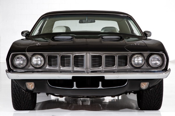 For Sale Used 1971 Plymouth Barracuda Black 340 4-Speed | American Dream Machines Des Moines IA 50309