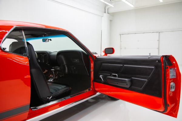 For Sale Used 1970 Ford Mustang Calypso Coral Boss Stripes | American Dream Machines Des Moines IA 50309