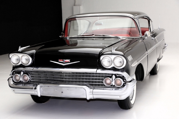 For Sale Used 1958 Chevrolet Bel Air Hardtop Black red, 348 | American Dream Machines Des Moines IA 50309