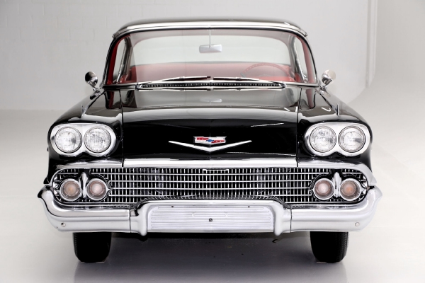 For Sale Used 1958 Chevrolet Bel Air Hardtop Black red, 348 | American Dream Machines Des Moines IA 50309