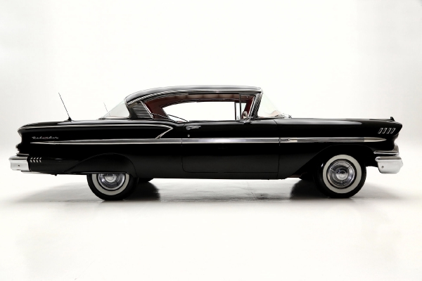 For Sale Used 1958 Chevrolet Bel Air Hardtop Black red, 348 | American Dream Machines Des Moines IA 50309