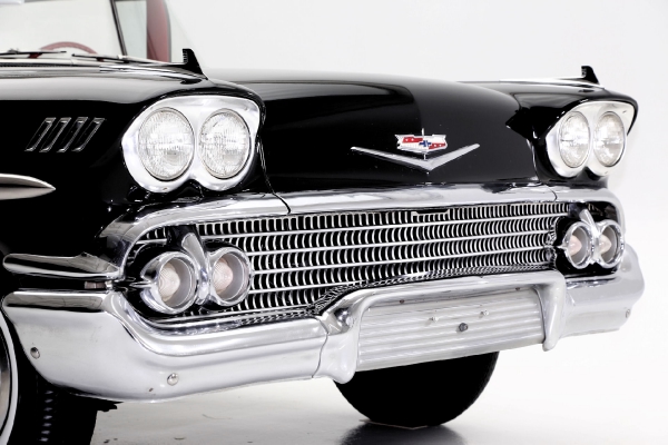 For Sale Used 1958 Chevrolet Bel Air Hardtop Black red, 348 | American Dream Machines Des Moines IA 50309