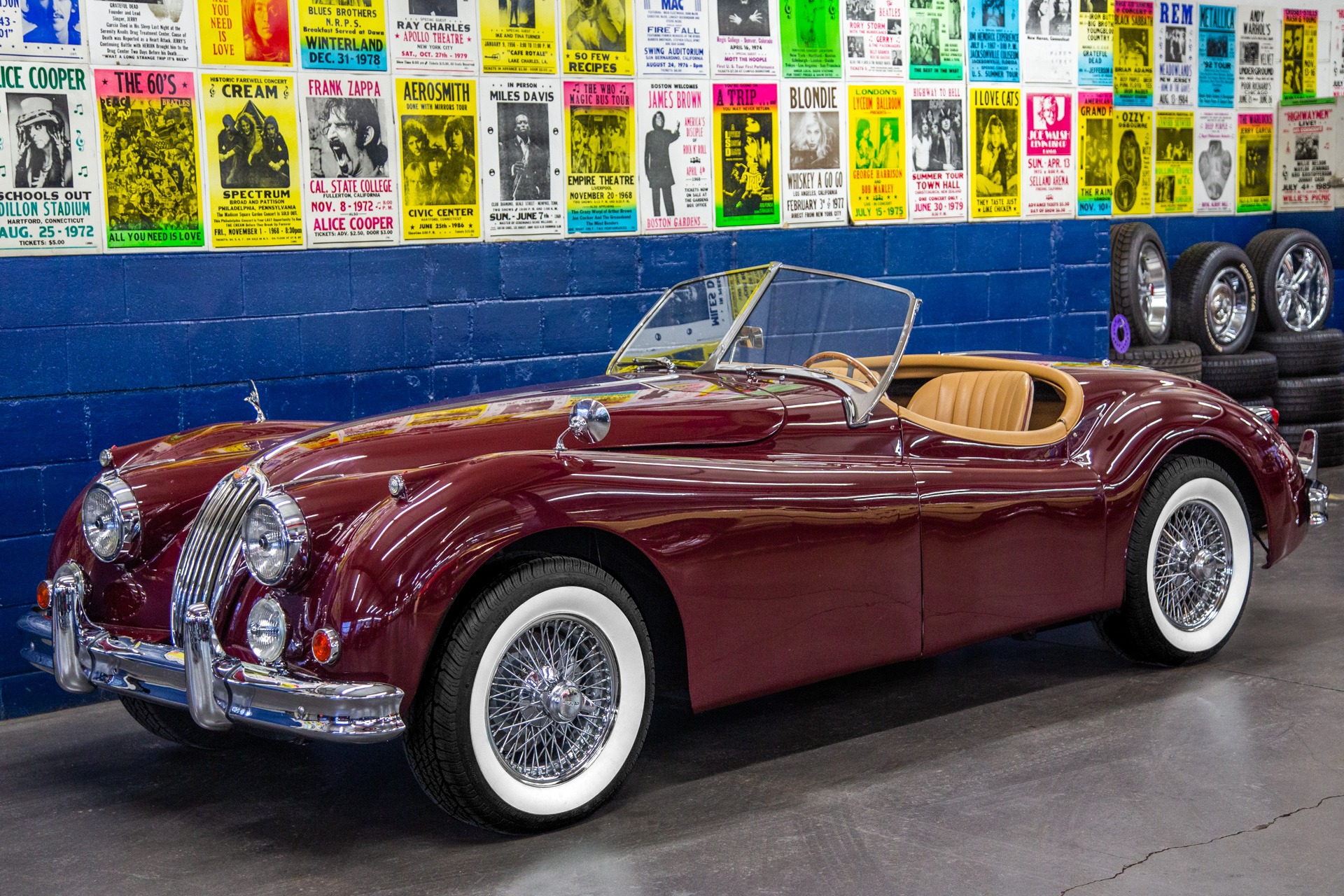 Used 1957 Jaguar XK140 Burgundy Roadster 4-speed | St. Petersburg, FL