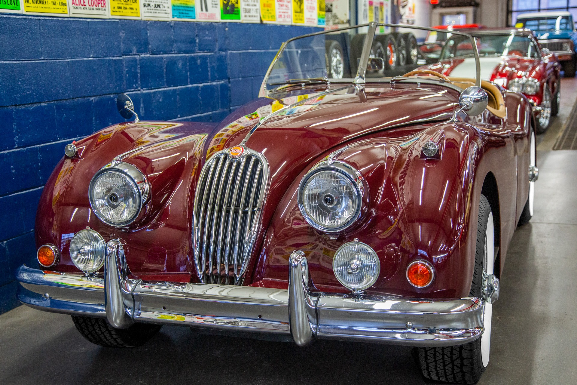 Used 1957 Jaguar XK140 Burgundy Roadster 4-speed | St. Petersburg, FL