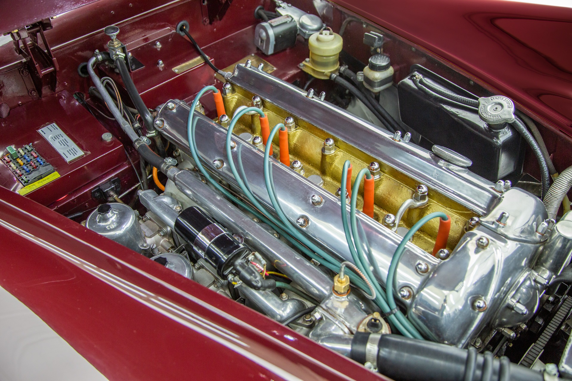 Used 1957 Jaguar XK140 Burgundy Roadster 4-speed | St. Petersburg, FL