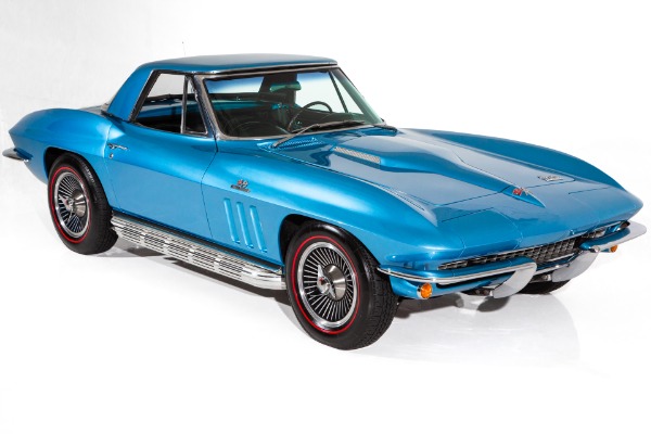 For Sale Used 1966 Chevrolet Corvette Nassau Blue 427/390, 2 Tops | American Dream Machines Des Moines IA 50309