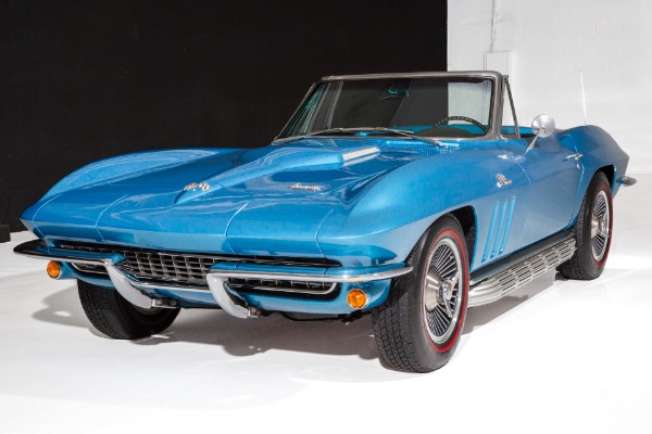 For Sale Used 1966 Chevrolet Corvette Nassau Blue 427/390, 2 Tops | American Dream Machines Des Moines IA 50309