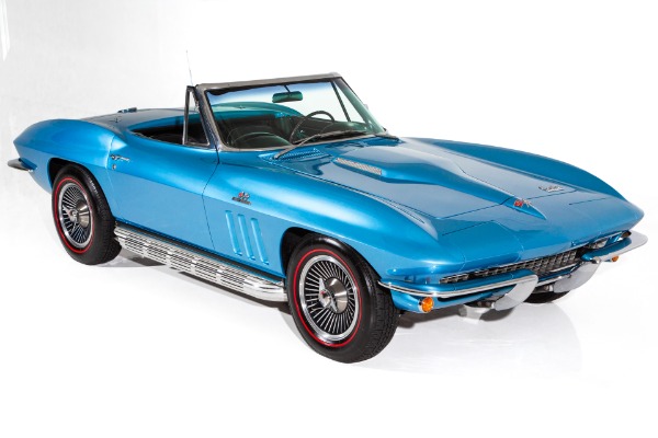 For Sale Used 1966 Chevrolet Corvette Nassau Blue 427/390, 2 Tops | American Dream Machines Des Moines IA 50309