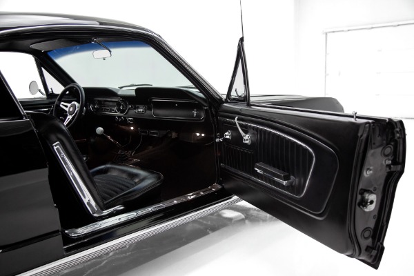 For Sale Used 1965 Ford Mustang Black/Black Fastback, A Code  Built 302, 4-Speed Vintage AC | American Dream Machines Des Moines IA 50309