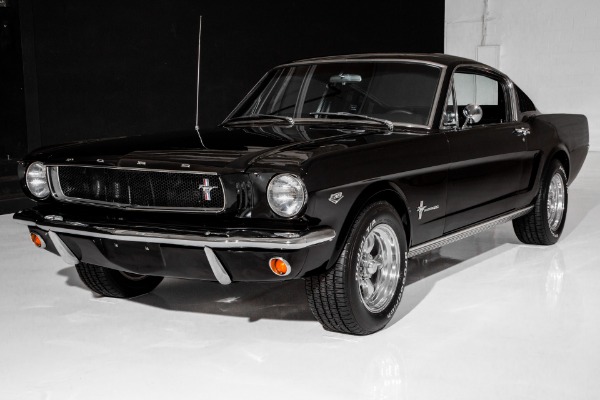 For Sale Used 1965 Ford Mustang Black/Black Fastback, A Code  Built 302, 4-Speed Vintage AC | American Dream Machines Des Moines IA 50309