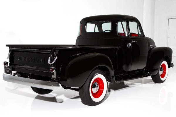 For Sale Used 1951 Chevrolet Pickup 5-Window 3100 Black/Red | American Dream Machines Des Moines IA 50309